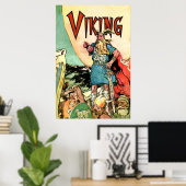 Viking Ship Thor Norseman Warriors Norse Poster (Heimbüro)