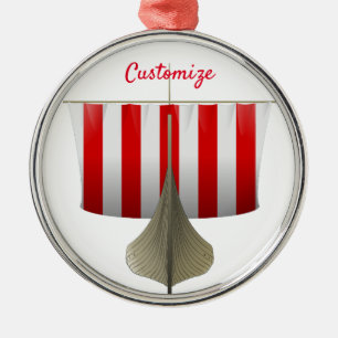 Viking Ship Thunder_Cove Ornament Aus Metall