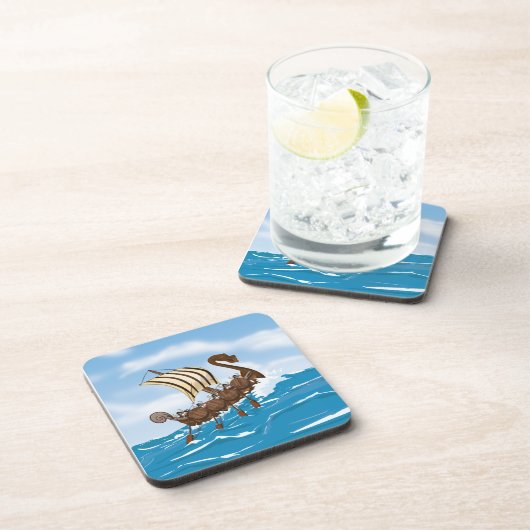 Viking Ship Untersetzer (Rechte Seite)