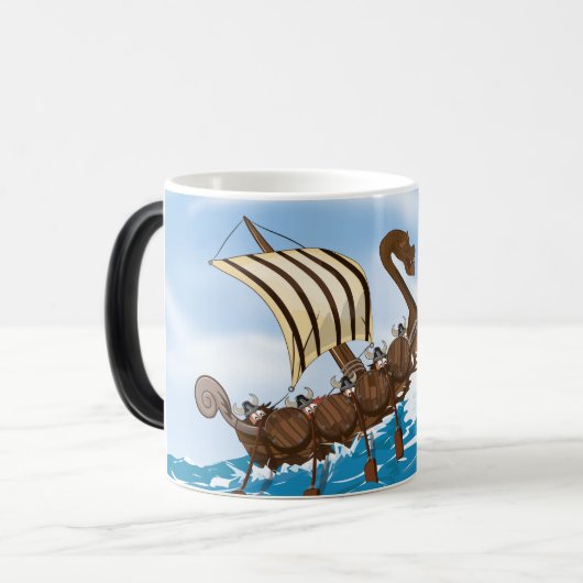 Viking Ship Verwandlungstasse (Vorderseite Links)