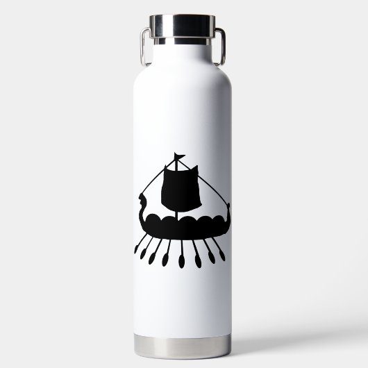 Viking Ship Water Flasche (Vorderseite)