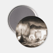 VIKING SHIPS MAGNET (Vorderseite/Rückseite)