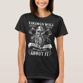 Viking Shirt Vikings bringt Sie um und singen Song (Vorderseite)