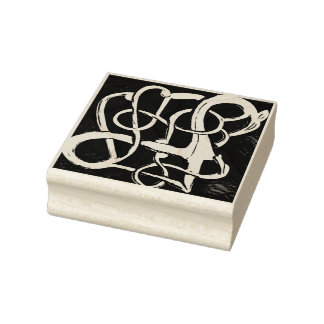 Viking, skandinavisches Pferdedesign Gummistempel