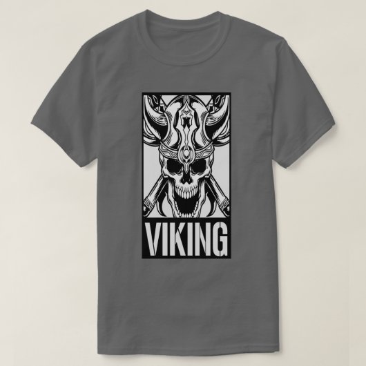 Viking Skull 4 T-Shirt (Design vorne)