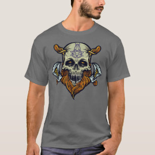 Viking Skull amp Ax 2 T-Shirt