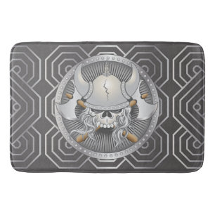 Viking Skull Badematte