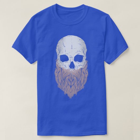 Viking Skull Bart T-Shirt (Design vorne)
