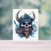 Viking Skull Berserker Acrylschild (Neutral)