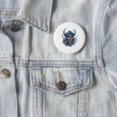 Viking Skull Berserker Button (Beispiel)