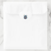 Viking Skull Berserker Herz-Aufkleber (Tasche)