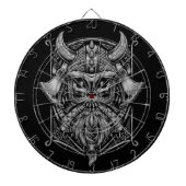 Viking Skull Dartboard Dartscheibe (vorne)