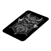 Viking Skull Magnet (Linke Seite)