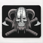 Viking Skull Mouse Pad Mousepad (Vorne)