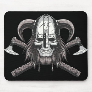 Viking Skull Mouse Pad Mousepad