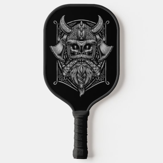 Viking Skull Pickleball Paddle (Rückseite)