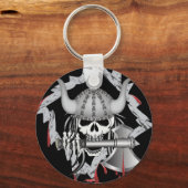 Viking Skull Schlüsselanhänger (Vorderseite)