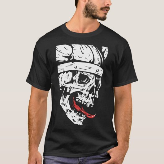 Viking Skull T-Shirt (Vorderseite)