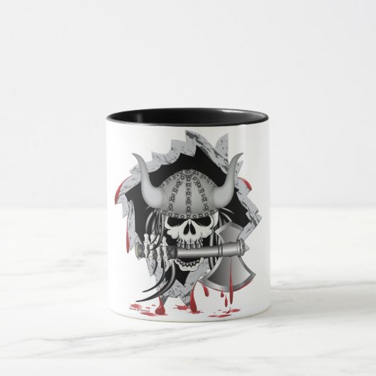 Viking Skull Tasse (Zentrum)