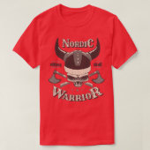Viking Skull Warrior T-Shirt (Design vorne)