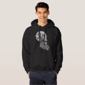 Viking Skull Weird Bizarre Fun Dark Hoodie (Vorne ganz)