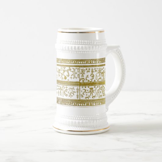 Viking Stein Bierglas (VorderseiteRechts)