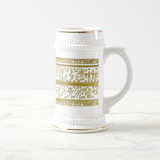 Viking Stein Bierglas (Rechts)