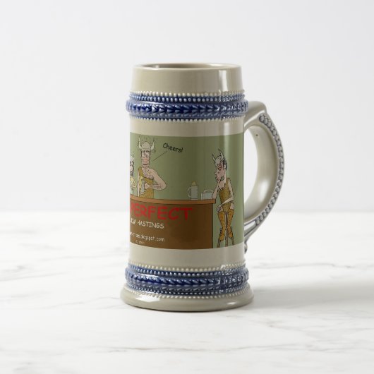 Viking Stein Bierglas (VorderseiteRechts)