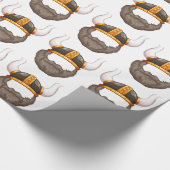 Viking-Sturzhelm Geschenkpapier (Ecke)