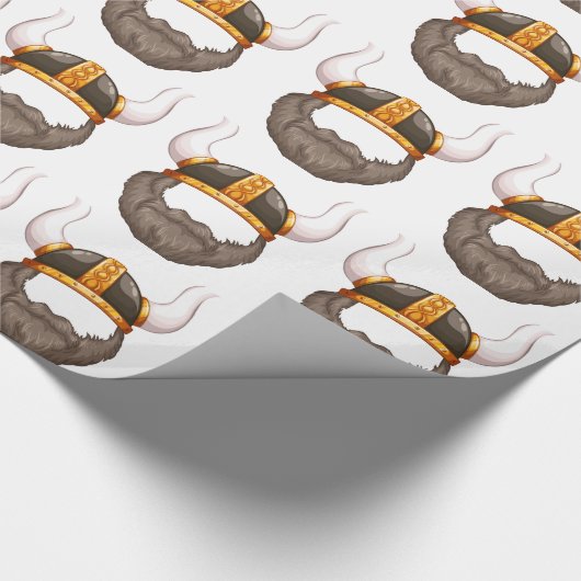 Viking-Sturzhelm Geschenkpapier (Ecke)