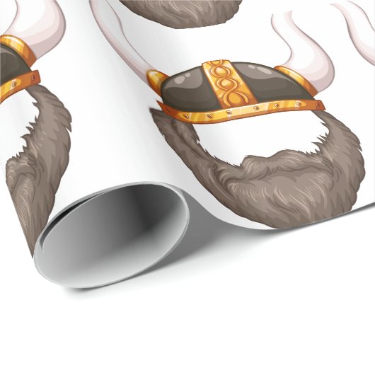 Viking-Sturzhelm Geschenkpapier (Rolleneckpunkt)