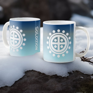 Viking Sun Wheel - Personalisiert Kaffeetasse