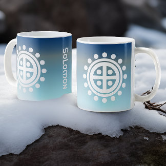 Viking Sun Wheel - Personalisiert Kaffeetasse