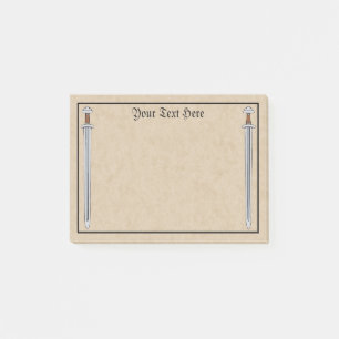 Viking Sword Post-it Klebezettel