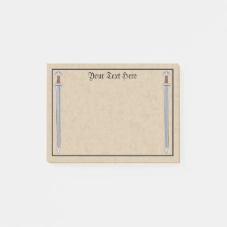 Viking Sword Post-it Klebezettel