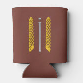Viking Sword und Plaitwork Dosenkühler (Rückseite)