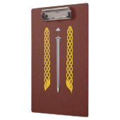 Viking Sword und Plaitwork Klemmbrett (Links)