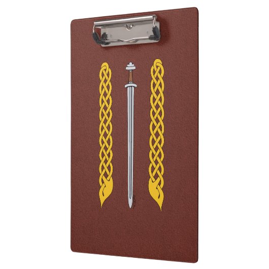 Viking Sword und Plaitwork Klemmbrett (Links)