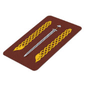 Viking Sword und Plaitwork Magnet (Linke Seite)