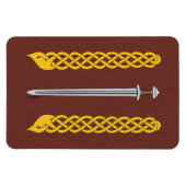 Viking Sword und Plaitwork Magnet (Horizontal)