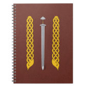 Viking Sword und Plaitwork Notizblock (Vorderseite)