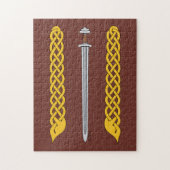 Viking Sword und Plaitwork Puzzle (Vertikal)