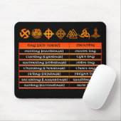 Viking-Tage Mousepad (Mit Mouse)