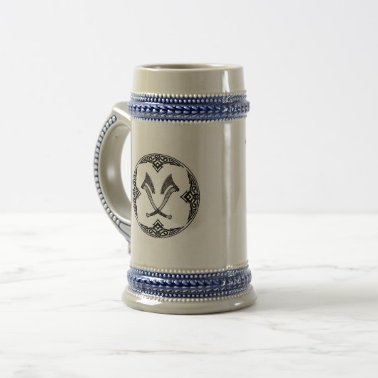 "Viking Tasse" Bierglas (Vorderseite Links)
