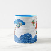 Viking-Tasse Zweifarbige Tasse (Mittel)