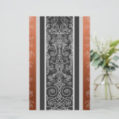 Viking Tattoo Briefpapier (Stehend Vorderseite)