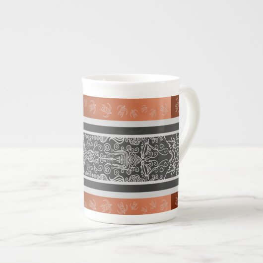 Viking Tattoo Porzellantasse (Vorderseite Rechts)