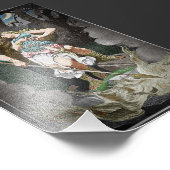 VIKING THEMA WEDDING JAHRESTAG FOTODRUCK (Ecke)