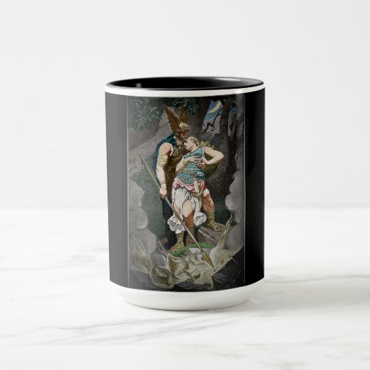 VIKING THEMA WEDDING JAHRESTAG TASSE (Zentrum)
