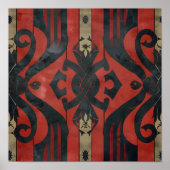 Viking Themed komplexe Muster Poster (Vorne)